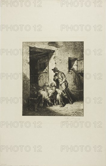 Letting the Sheep Out, 1876.