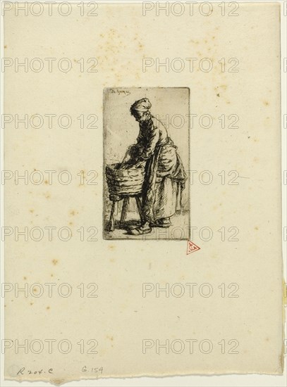 Washerwoman, 1850.