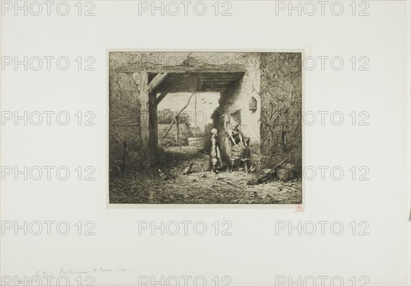 Courtyard Interior, 1849.