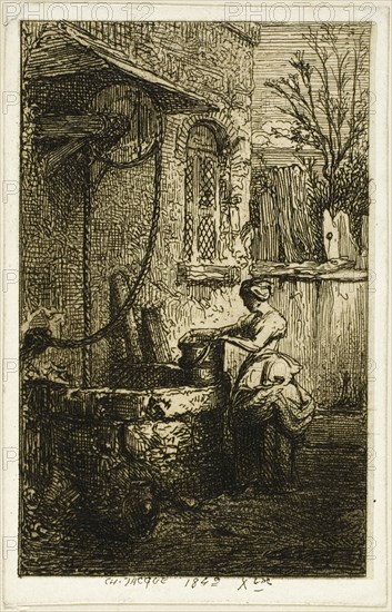 Woman at a Well, 1842.