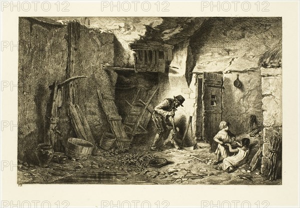 Courtyard, 1845.