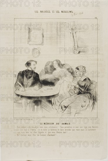 The Ladies' Doctor (plate 23), 1843.