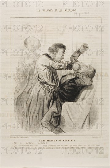 The Tooth Puller (plate 15), 1843.