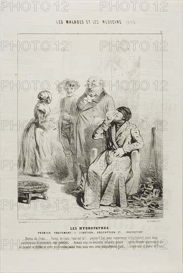 The Hydropaths: First Treatment (plate 1), 1843.