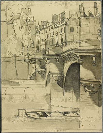 View of the Pont Neuf, 1906.