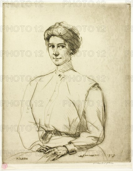 Drypoint Number One: Portrait, 1909.