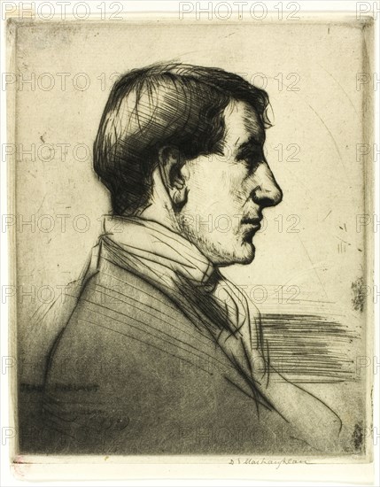 Drypoint Number Four: Portrait, 1909.