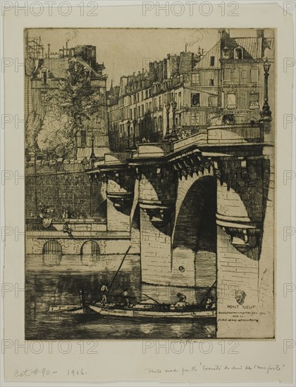 Le Pont Neuf, Paris, 1906.