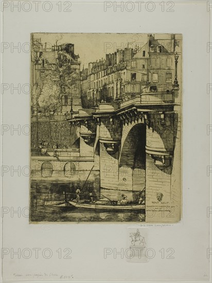 Le Pont Neuf, Paris, 1906.