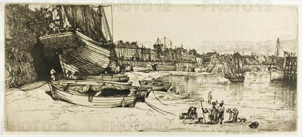 Le Port de Boulogne-sur-Mer, 1902.