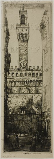 Palazzo Vecchio, Florence, 1909.