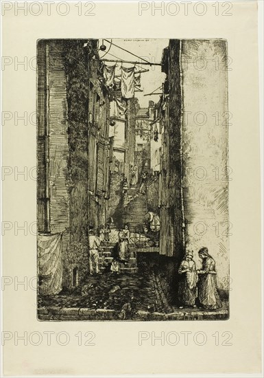 Ruelle du Pêcheur, 1902.