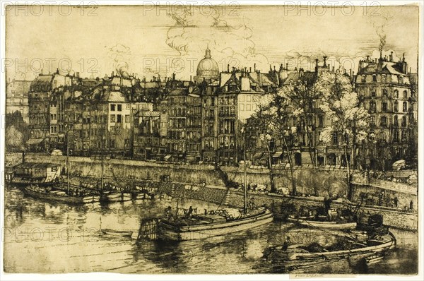 Quai des Grands Augustine, Paris, 1906.