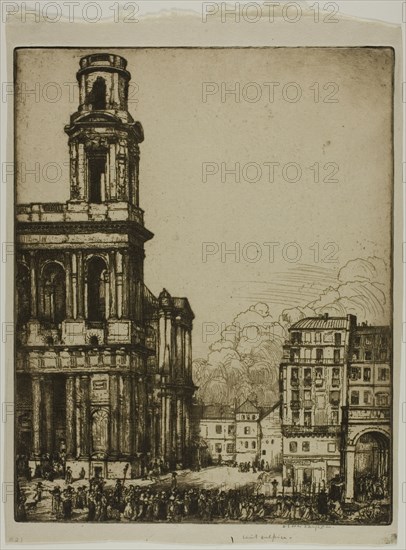 Saint Sulpice, Paris: La Petite Tour, 1901.