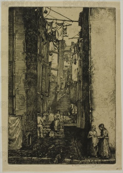 Ruelle du Pêcheur, 1902.