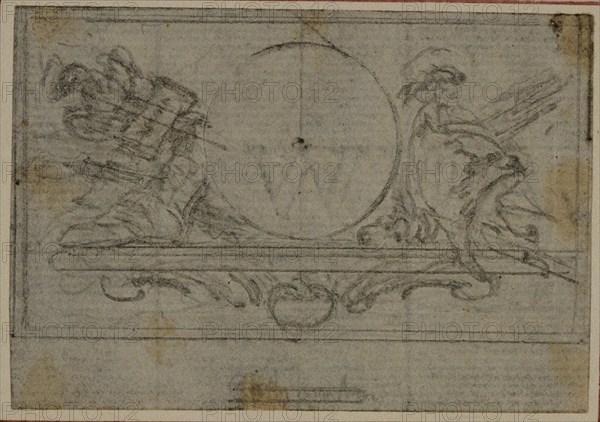 Study for En Tête Vignette in Tacitus "Tibère, ou Les Six Premiers Livres des Annales", Book VI, c. 1768.