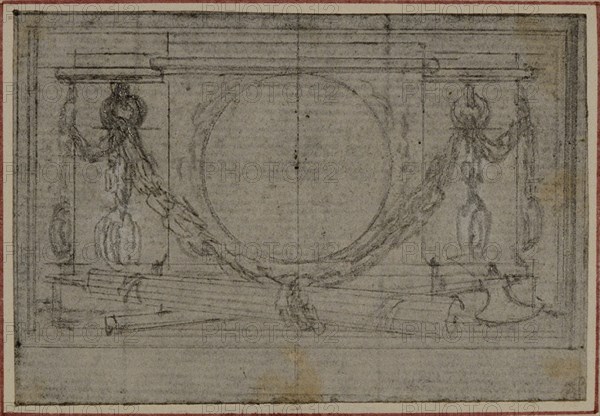 Study for En Tête Vignette in Tacitus "Tibère, ou Les Six Premiers Livres des Annales", Book II, c. 1768.