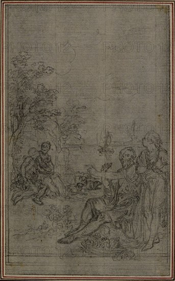 Study for the Vignette of Lucretius's "De la Nature des Choses", Vol. II, Book IV, c. 1768.