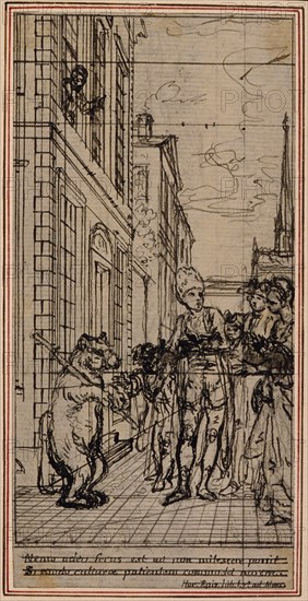 Study for Vignette-Frontispiece in Poncelet's "Principes Generaux Pour Servir à l'Education des Enfants Paris", vol. I, c. 1763.