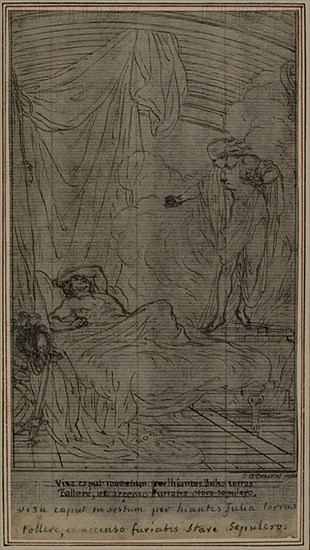 Study for Lucain's "La Pharsale", Canto III, c. 1766.