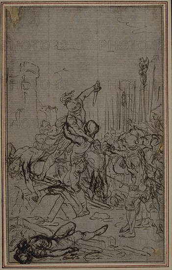 Study for Lucain's "La Pharsale", Canto VI, c. 1766.