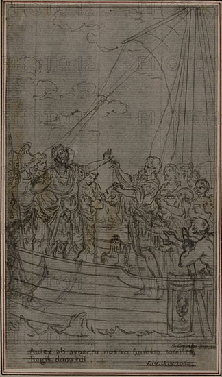 Study for Lucain's "La Pharsale", Canto IX, c. 1766.