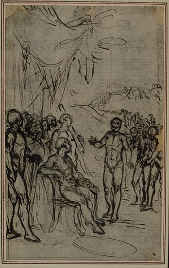 Study for Lucain's "La Pharsale", Canto IV, c. 1766.