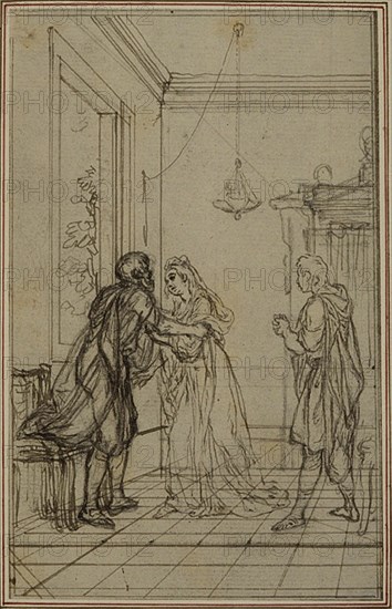 Study for Lucain's "La Pharsale", Canto II, c. 1766.