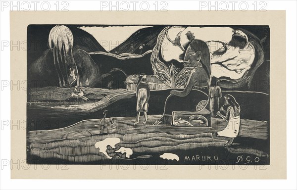 Maruru (Offerings of Gratitude), from the Noa Noa Suite, 1893/94, printed 1941/42.