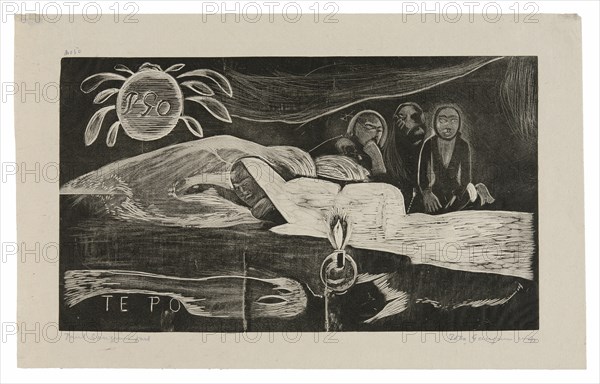 Te po (The Night), from the Noa Noa Suite, 1893–94, printed and published 1921.