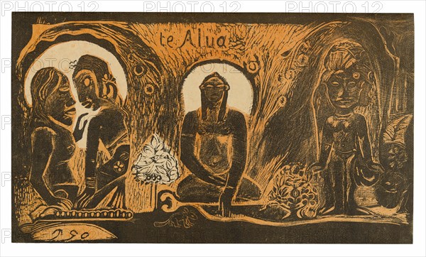 Te atua (The God), from the Noa Noa Suite, 1894.