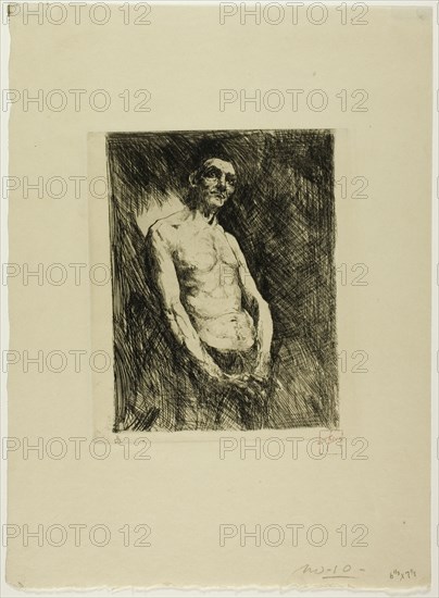 Half Nude Figure of a Man, n.d.