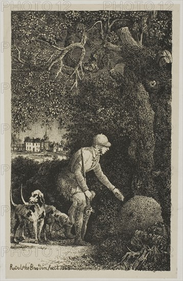 The Diplomat and the Anthill, Illustration for Fables and Tales by Hippolyte de Thierry-Faletans, 1868.