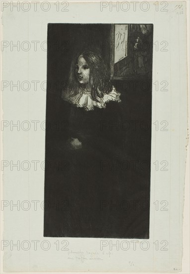 Young Girl with a White Collar, 1898.