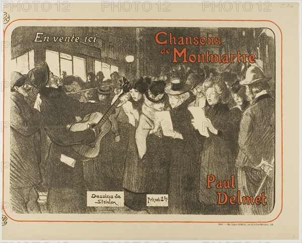 Chansons de Montmartre, 1899.