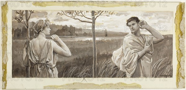 Lycius, Look Back, and Be Some Pity Shown, 1885.