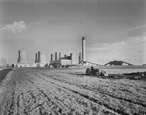 Eggborough Power Station, A19, Eggborough, Selby, North Yorkshire, 30/11/1966. Creator: John Laing plc.