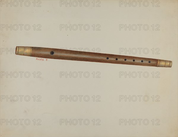 Wooden Fife, c. 1937.