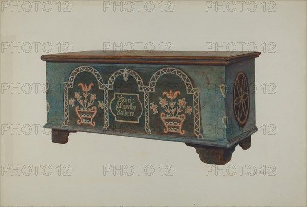 Pa. German Chest, c. 1940.