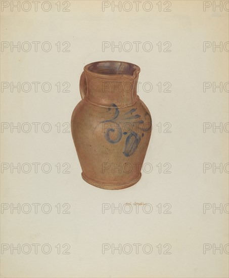 Pitcher, c. 1941.