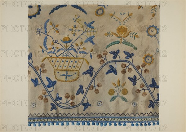 Embroidery, c. 1941.
