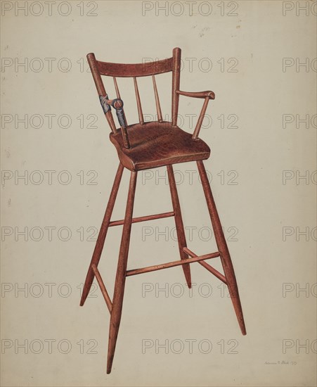 Child's High Chair, 1939.