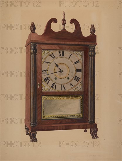 Eli Terry Clock, 1940.