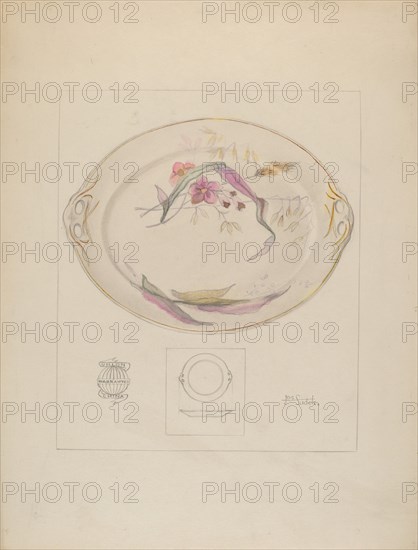 Platter, c. 1937.