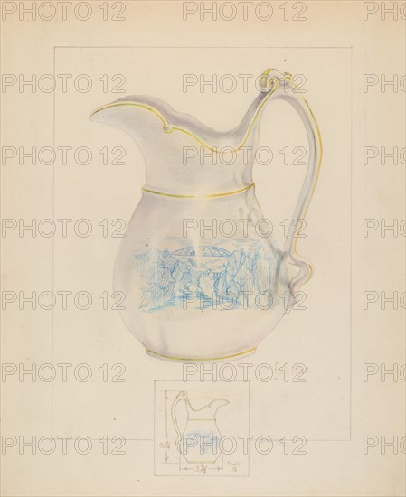 Cream Pitcher, c. 1936.