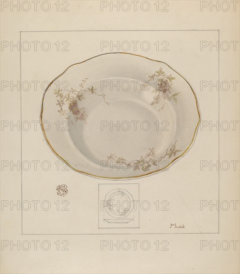 Dinner Platter, c. 1937.