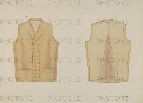 T. Jefferson's Vest, c. 1936.