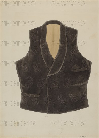 Waistcoat, c. 1936.