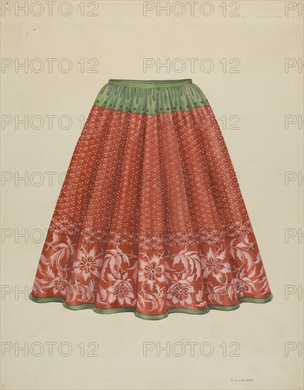 Child's Skirt, c. 1936.