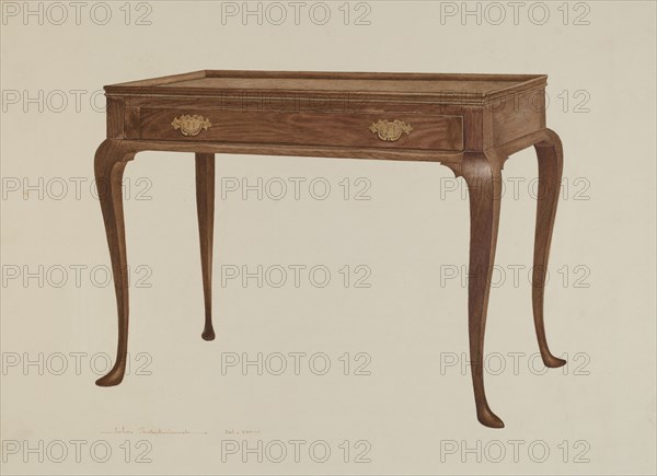 Serving Table, c. 1939.